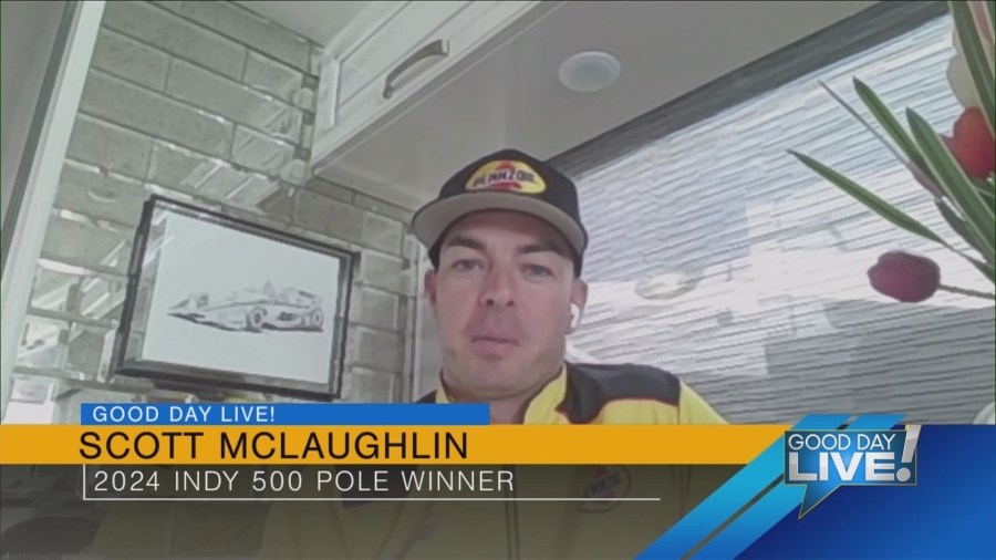 Scott McLaughlin speaks ahead of the 109th Indianapolis 500