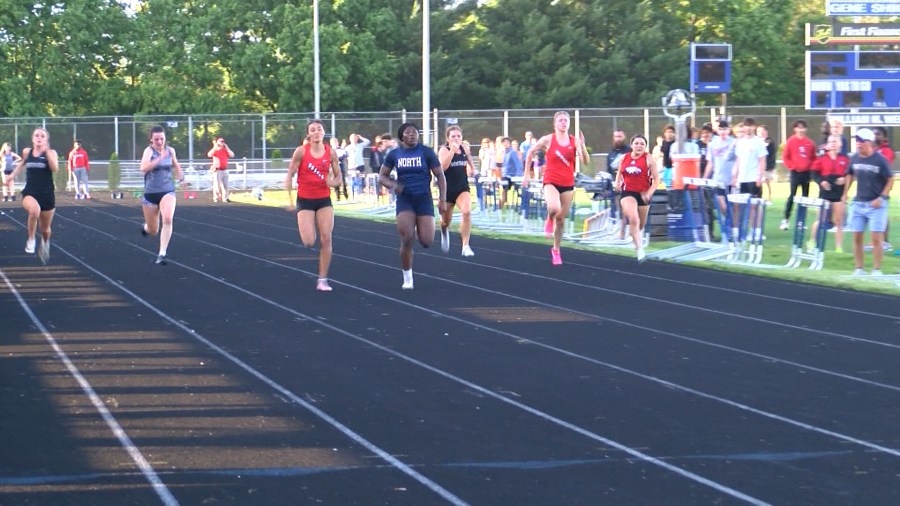 Girls Track & Field Sectional at TH North