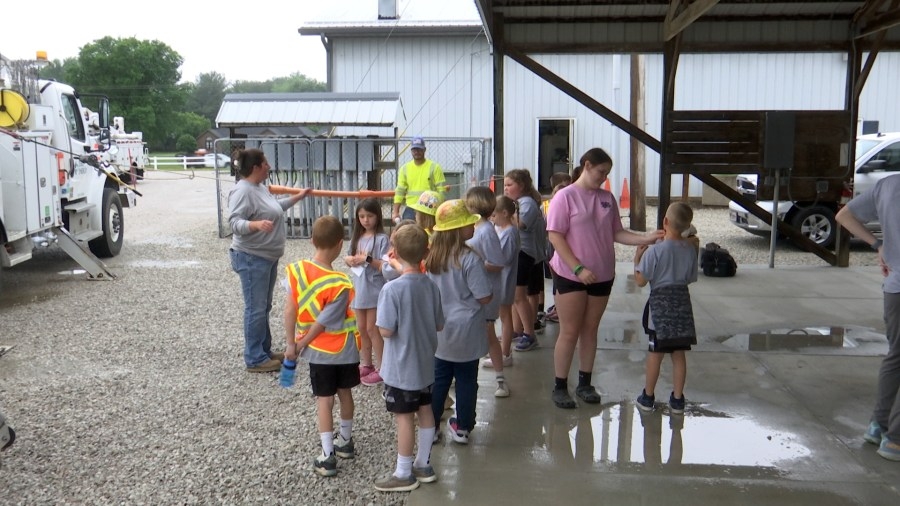 Young 4-H kids learn about different career paths