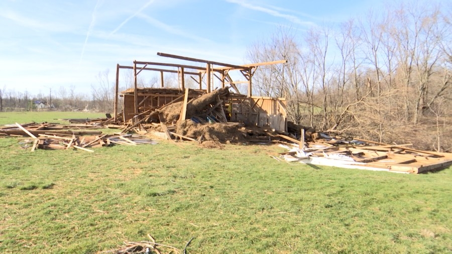 Amish residents in Parke Co. help family after tornado hits their property