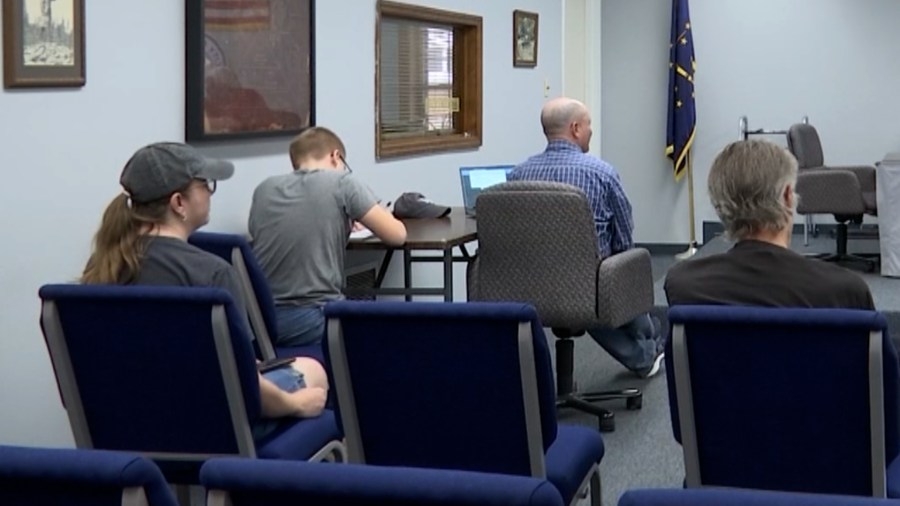 Local middle schooler following his father's lead in news reporting