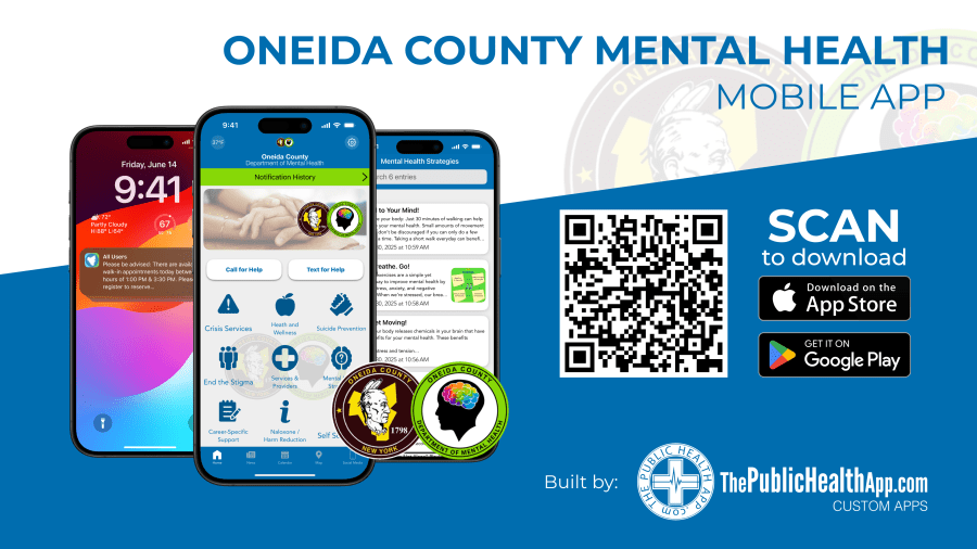 Oneida County launches new mental health app