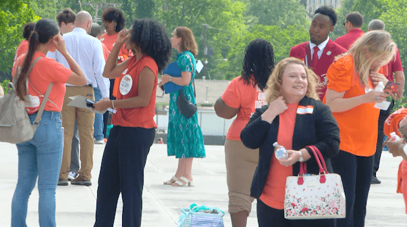 Hundreds rally at Louisiana Capitol for Anti-Hunger Day to highlight food insecurity