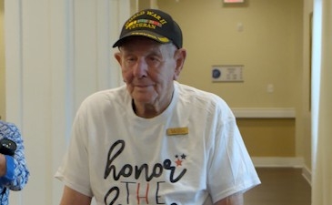 City of Central celebrates World War II veteran turning 102 years old