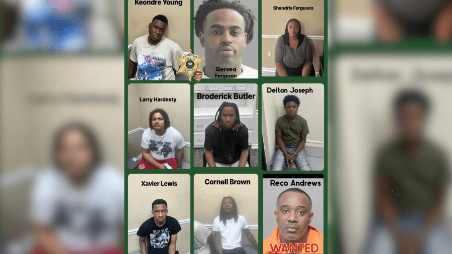 Sheriff: Nearly a dozen gang members tied to multiple shootings arrested in Baton Rouge drug bust, 1 at-large