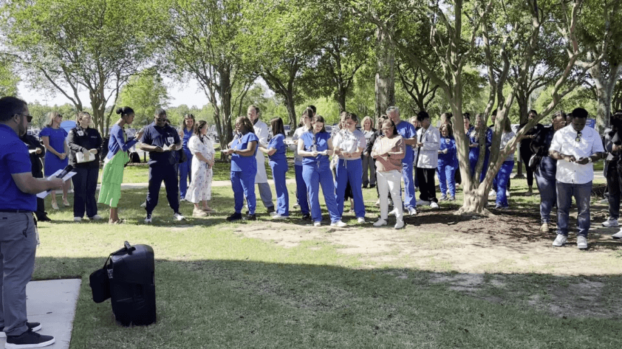 Family honors loved one's organ donation at Ochsner Medical Center in Baton Rouge