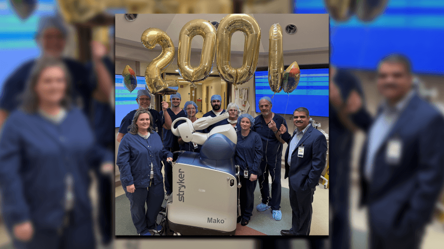 Milestone of 2,000 robotic joint replacement surgeries announced by WVU Princeton Community Hospital