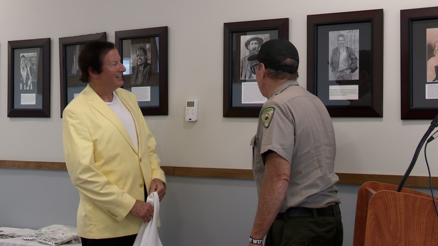 'Devil Anse' Hatfield inducted into the West Virginia Hall of Fame, with his great grandson in attendance