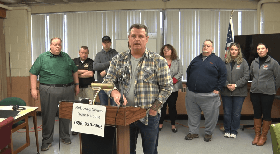 McDowell county leaders provide recovery information, unveil 24/7 help line