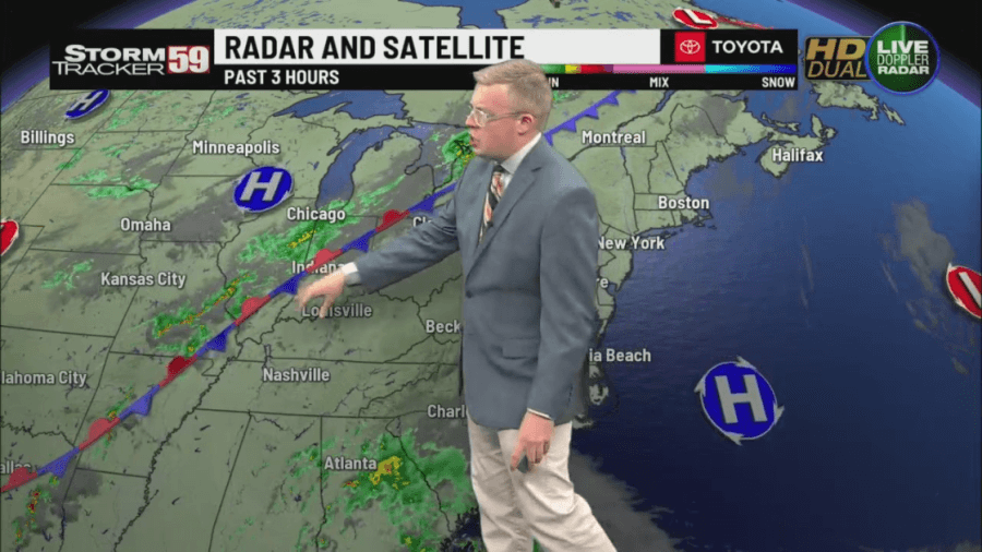 Slow-moving downpours return on Thursday!