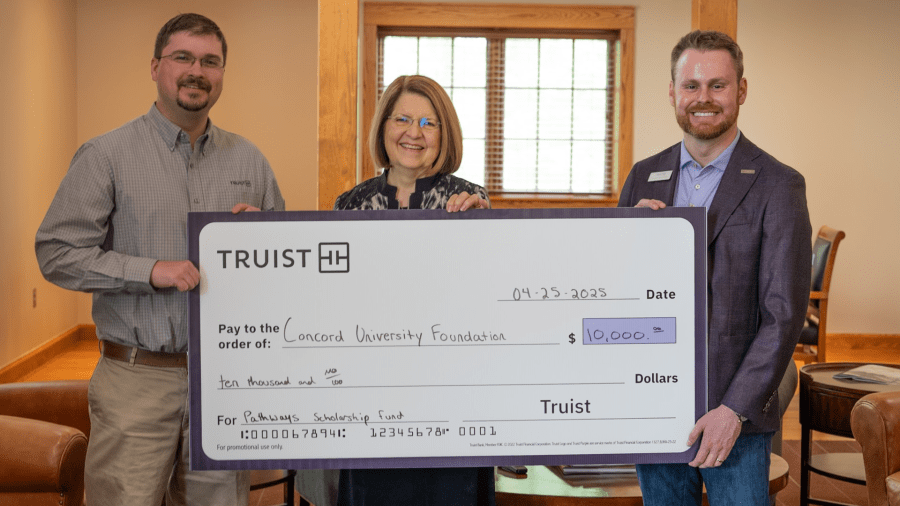 Concord University receives grant from Truist West Virginia Foundation