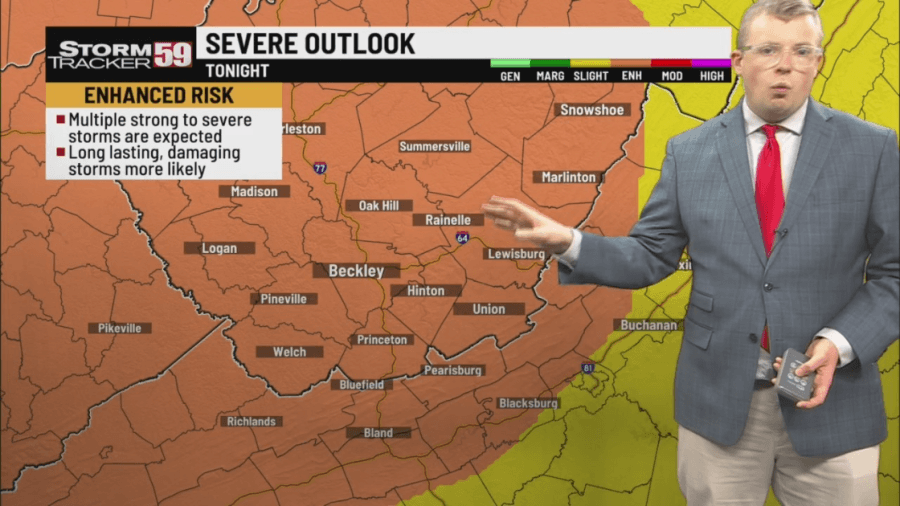 Severe thunderstorms tonight – here's what to expect