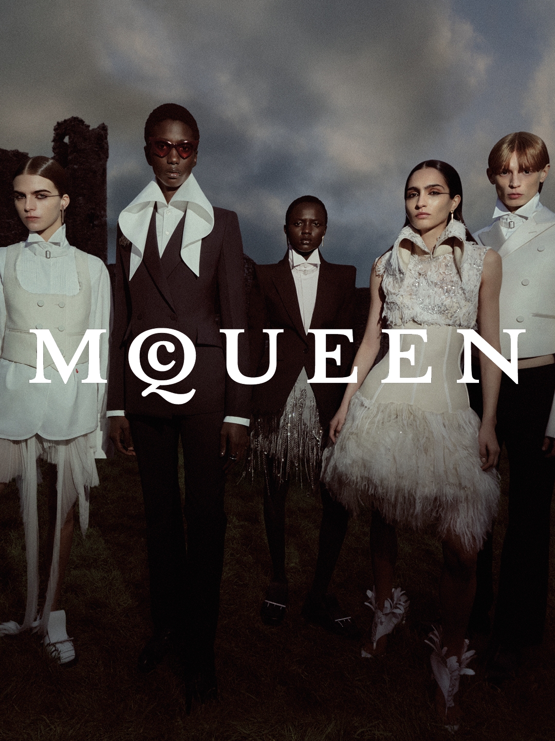 EXCLUSIVE: Alexander McQueen, Sean McGirr Travel to a Welsh Castle for Spring 2025 Campaign