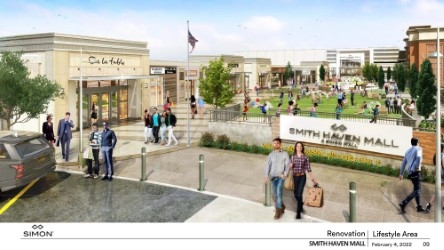 Simon Property Plots Major Upgrade for Smith Haven Mall, Burnishing a ‘B' Mall on Long Island