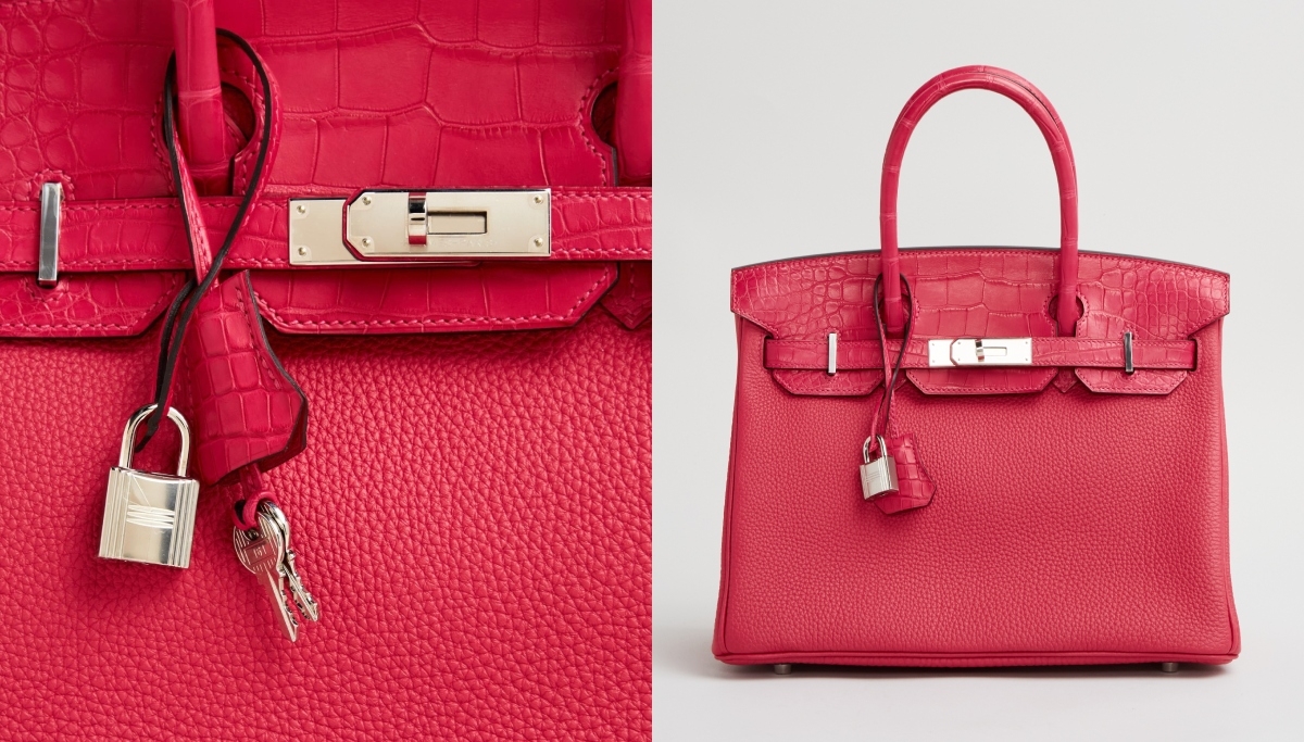 Rare Hermès Birkin Framboise Alligator Bag Goes Up for Auction at Julien's