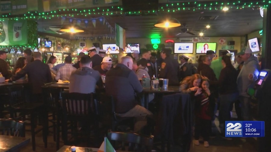 Post-parade festivities continue at Nathan Bill's Bar and Restaurant in Springfield