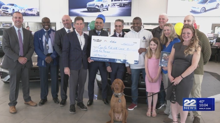 Hyundai Hope on Wheels donates to local charity ‘Cops for Kids with Cancer'