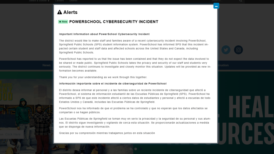 Experian services available for those impacted by Springfield PowerSchool cybersecurity incident