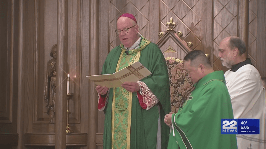 Western Mass. community prays for Pope Francis at Saint Michael's Cathedral