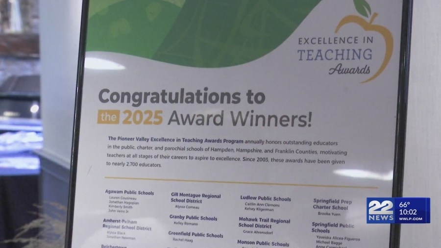 Excellence in Teaching Awards honor 108 local educators