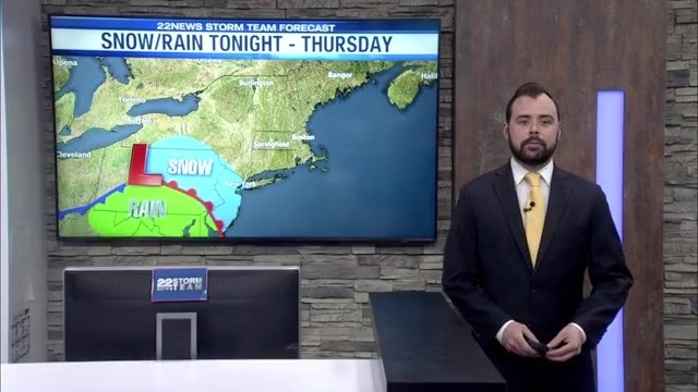 Minor snow accumulation in some Massachusetts areas overnight before changing to rain