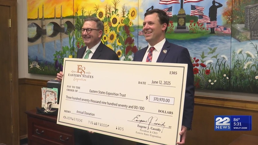 The Big E donates nearly $400,000 to the town of West Springfield