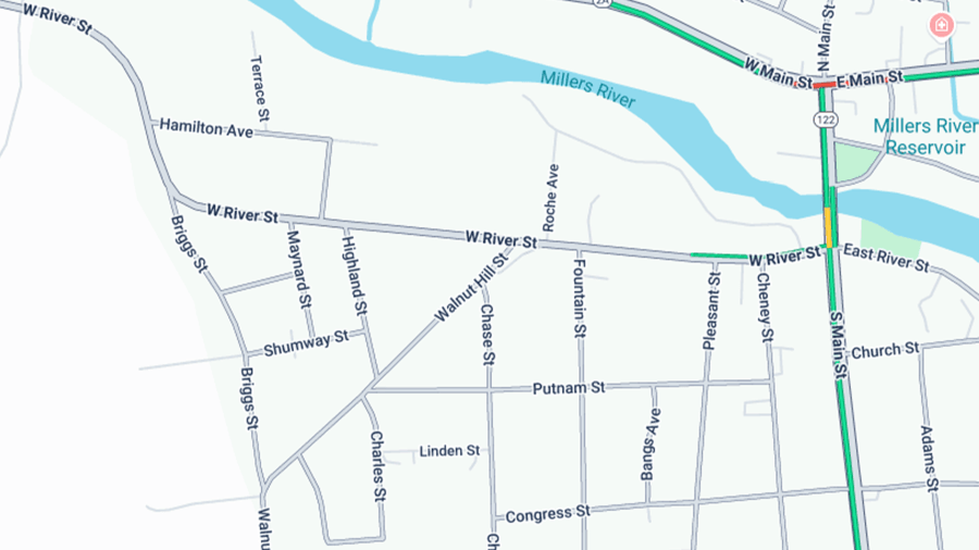 West River Street in Orange closed due to fallen tree