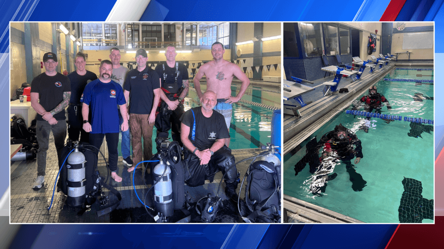Hampden County Sheriff's Office staff trains year-round with dive team