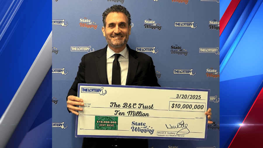 $10M lottery prize won on ticket bought in Stoughton