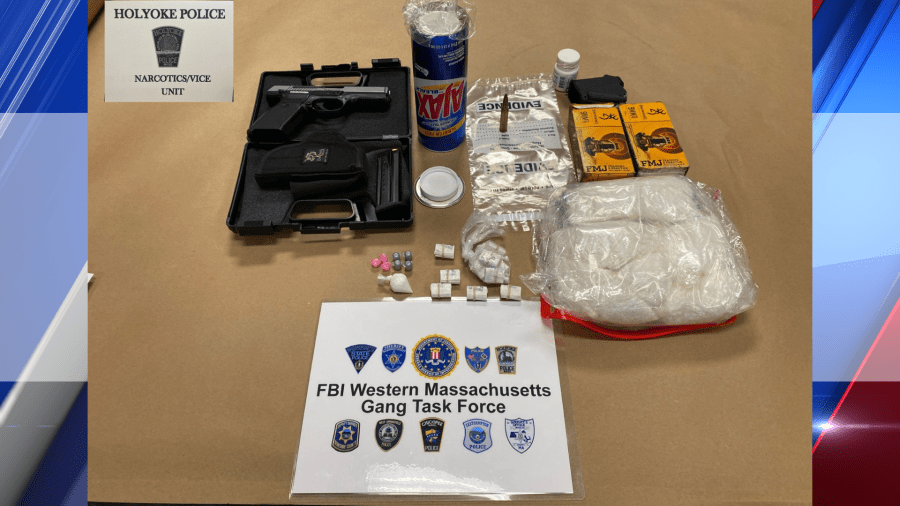 Holyoke Police seize kilo of cocaine, heroin and three firearms in drug bust