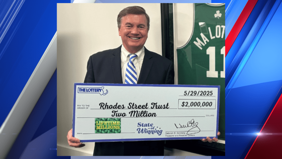 $2 million lottery prize claimed by trust from ticket sold in Attleboro