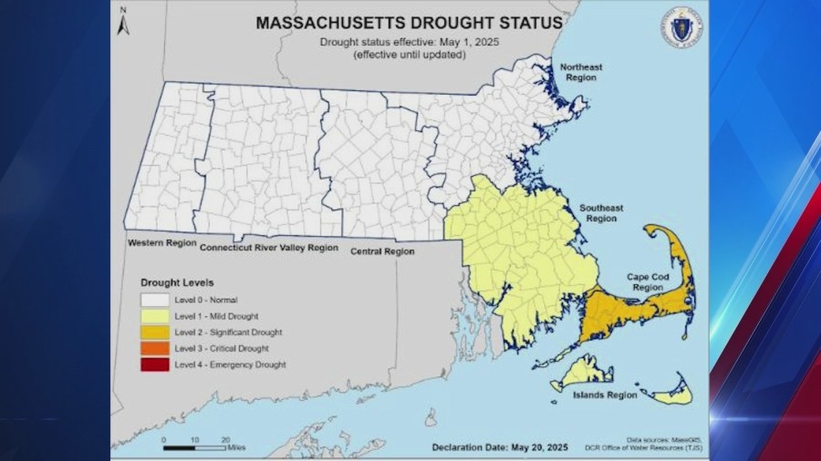 Ongoing drought conditions on Cape and Islands despite rain