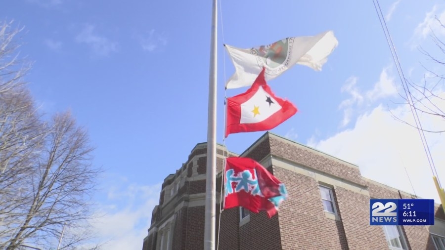 Belchertown raises flag to honor child abuse prevention