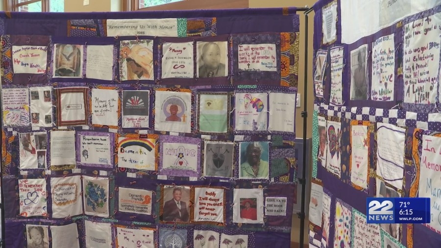 Springfield unveils 'Remembering Us' quilt for dementia awareness