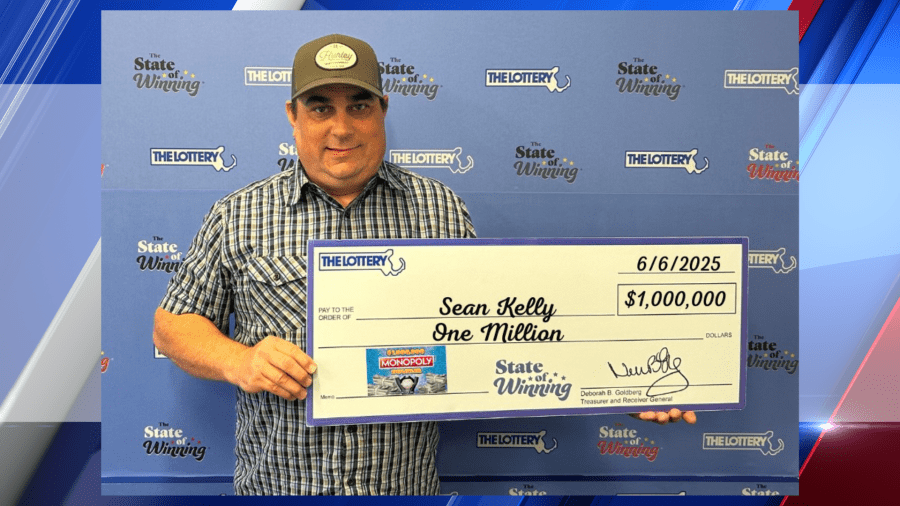 Plainville man wins $1M lottery prize on ticket sold in Middleborough
