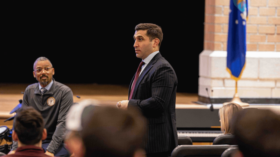 Hampden DA discusses leadership at student athlete seminar in Chicopee