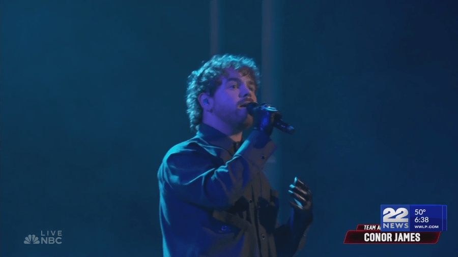 The Voice Coach Adam Levine uses 'super save' to rejoin Massachusetts native Conor James