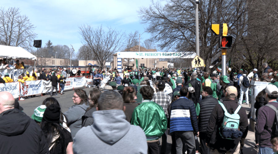Thousands of runners take their mark for the 48th annual St. Patrick's Road Race