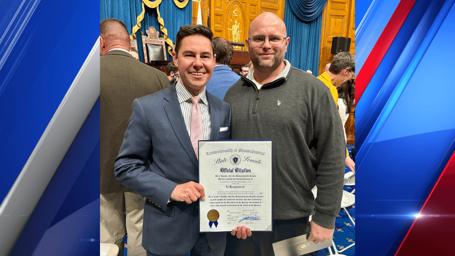 Granby resident honored during Military Appreciation Day at the State House in Boston