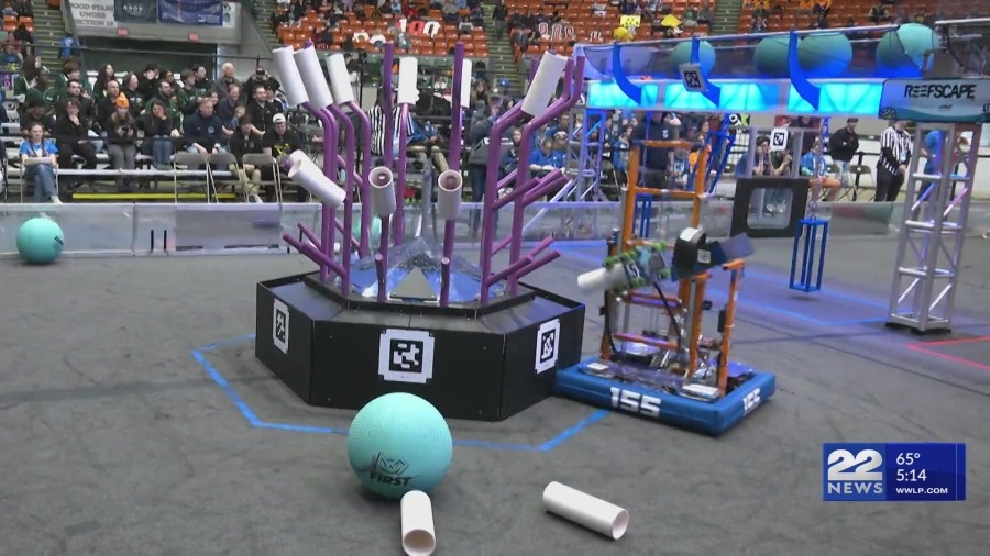 Students in New England compete in robotics championship at Eastern States Exposition in West Springfield