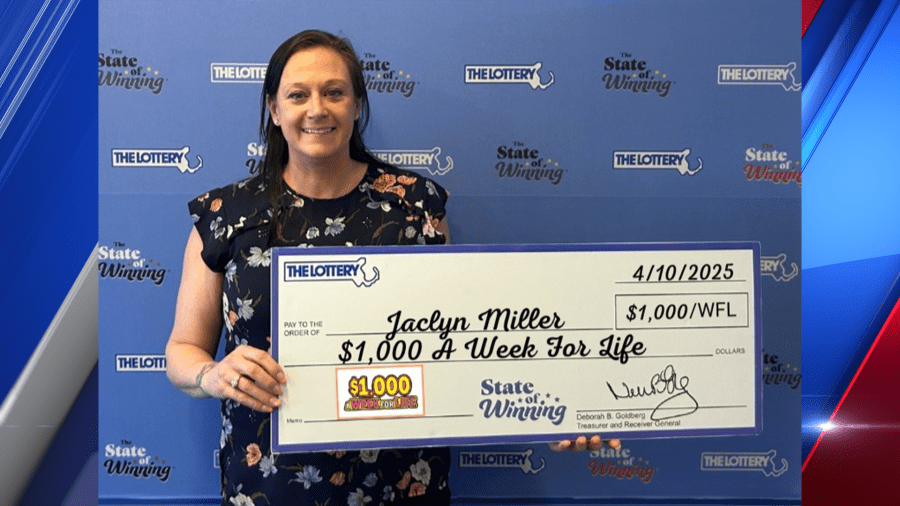 Plymouth woman wins $1,000 a Week for Life lottery prize