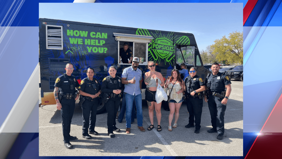 Pittsfield PD's 'Operation Copsicle' inspires San Antonio Police ice cream truck, uniting community through popsicles and prayer