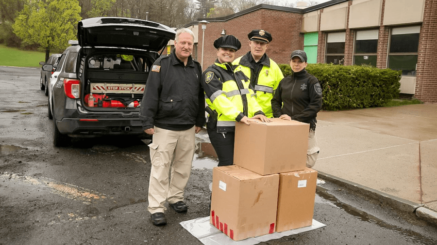 More than a ton of unwanted medications collected in Amherst during National Prescription Drug Take Back Day