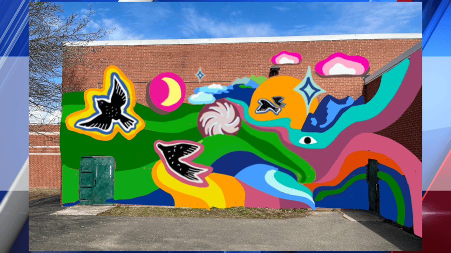 Brand new murals bring color and healing to Amherst-Pelham and Summit Academy