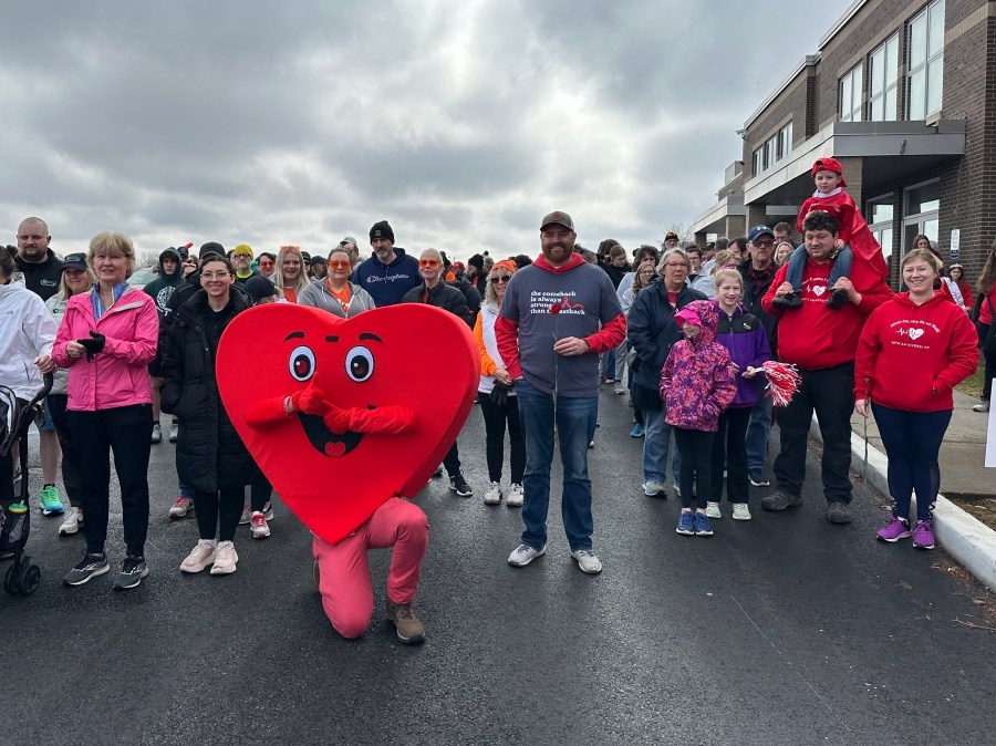 American Heart Association raises $125,000 with recent heart walk
