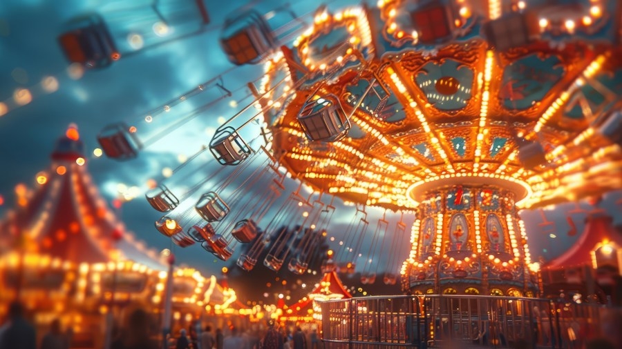 Carnival Rides & Treats at Salmon Run Mall in May