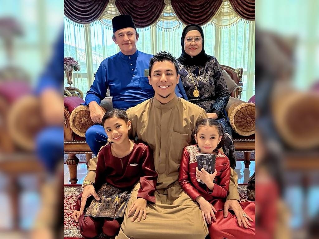 Puteri Sarah Liyana and Syamsul Yusof celebrate Eid together despite no longer together