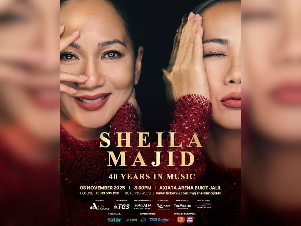 Sheila Majid to celebrate 40 years in showbiz with a Kuala Lumpur mega concert