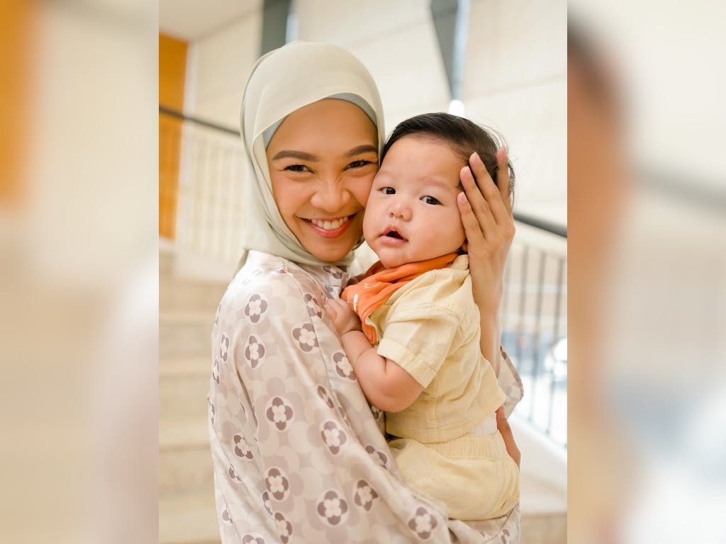 Nabila Razali finally shows off Baby M to the world