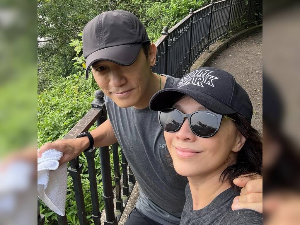 Tony Leung finally joins Carina Lau on her hikes